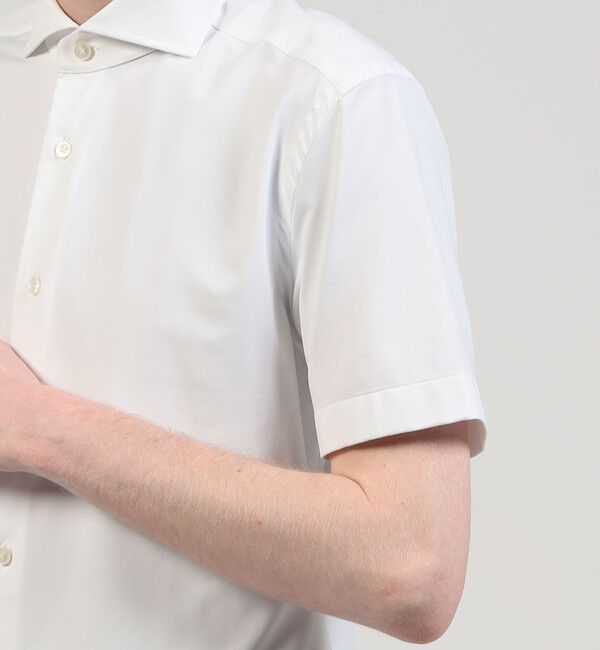 TOMORROWLAND BUYING WEAR「XACUS ナイロンポリウレタン ショートスリーブシャツ」|シャツ・ブラウス|