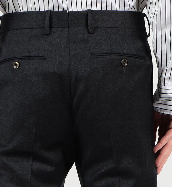 TOMORROWLAND BUYING WEAR「PT TORINO Gentleman Fit ウール 1プリーツスリムスラックス」|スラックス|