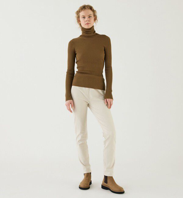 GALERIE VIE「プルミエールウールリブ タートルネックプルオーバー」|ニット・セーター|