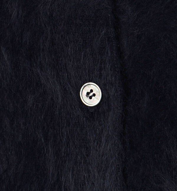 DES PRES「ピュアカシミヤファー ハーフスリーブカーディガン」|カーディガン|