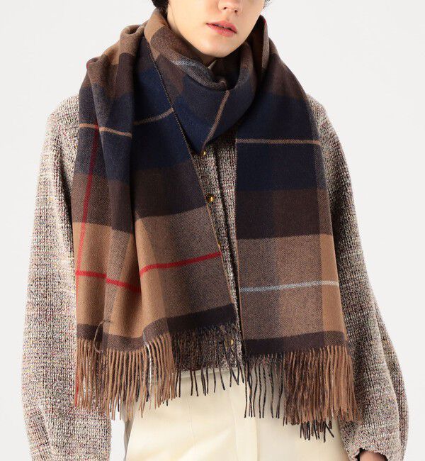 TOMORROWLAND GOODS「TOMORROWLAND チェック カシミヤストール」|ストール|