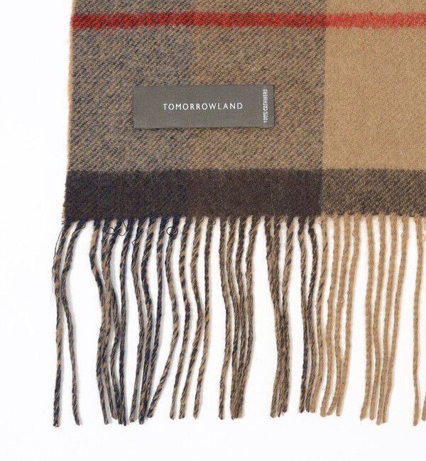 TOMORROWLAND GOODS「TOMORROWLAND チェック カシミヤストール」|ストール|