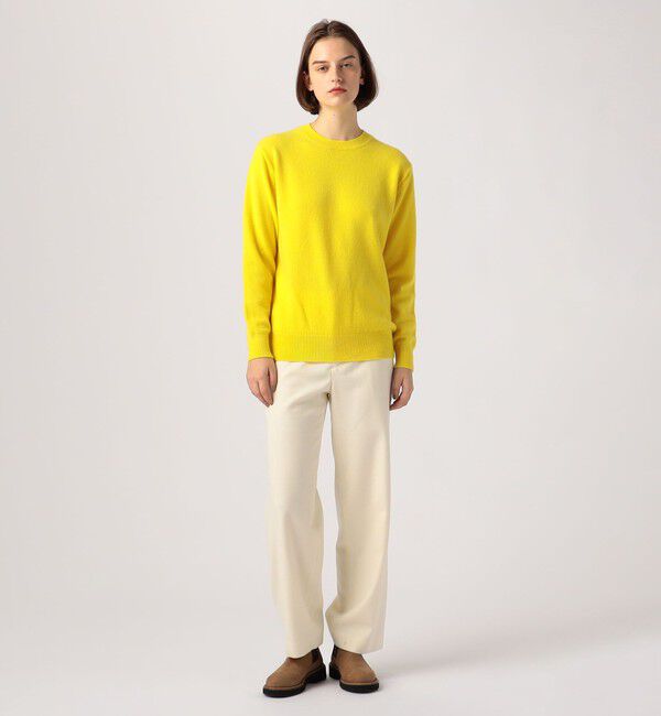 GALERIE VIE「ホワイトフランネル　ストレート イージーパンツ」|チノ|