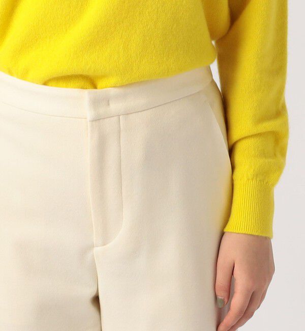 GALERIE VIE「ホワイトフランネル　ストレート イージーパンツ」|チノ|