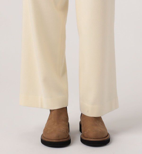 GALERIE VIE「ホワイトフランネル　ストレート イージーパンツ」|チノ|