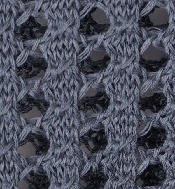 GALERIE VIE「オープンワークコットン クルーネックプルオーバー」|ニット・セーター|