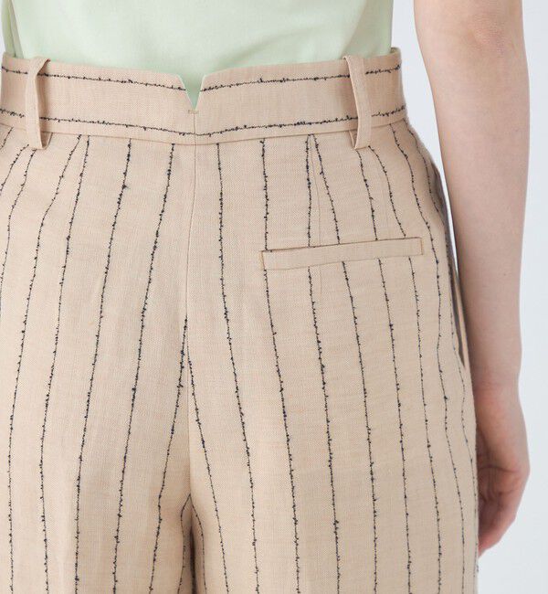 MACPHEE「ダブルカバーリネン タックワイドパンツ」|その他|