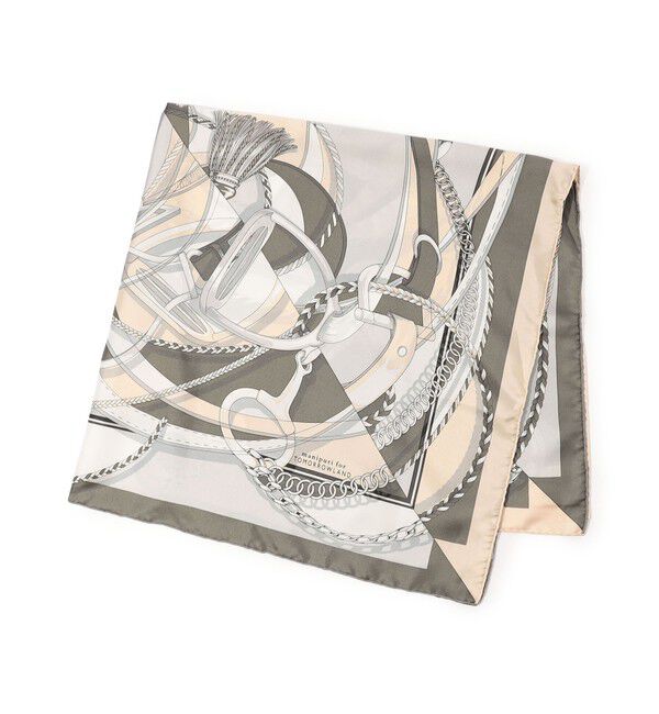 TOMORROWLAND GOODS「【別注】manipuri BELT スカーフ」|バンダナ・スカーフ|14 グレー系