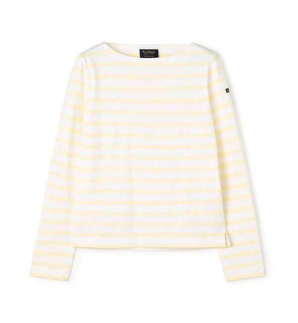 TOMORROWLAND BUYING WEAR「Le minor ボートネック ストライププルオーバー」|Tシャツ・カットソー|22 イエロー系
