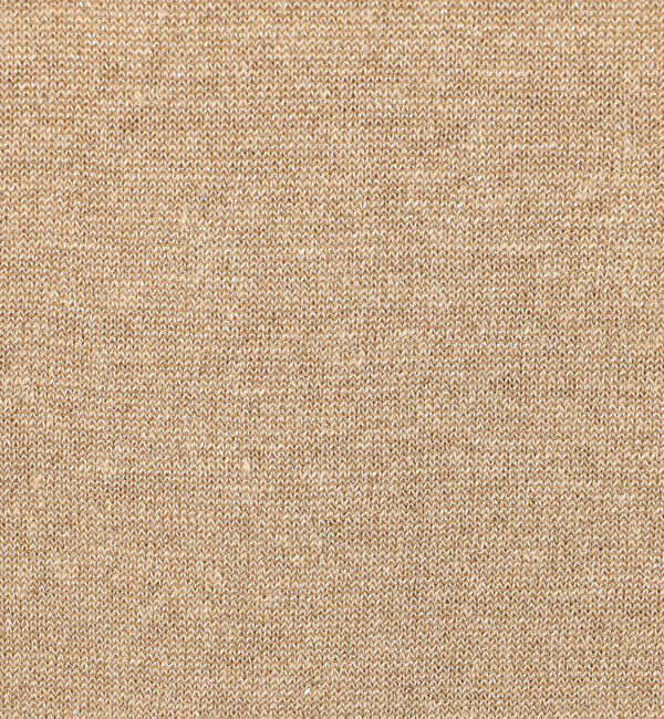 MACPHEE「プレーンリネン ハーフスリーブプルオーバー」|ニット・セーター|