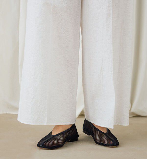 TOMORROWLAND GOODS「DES PRES メッシュフラットシューズ」|バレエシューズ|