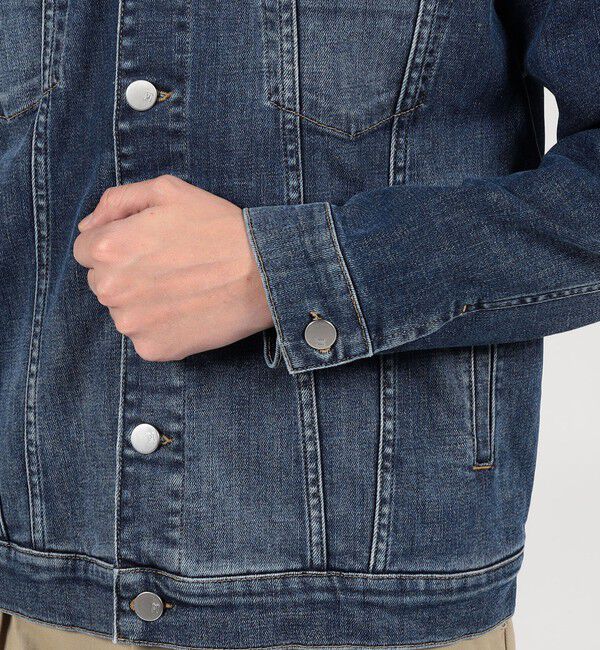 TOMORROWLAND MENS「【別注】PT TORINO ストレッチデニム トラッカージャケット」|ブルゾン・スタジャン|