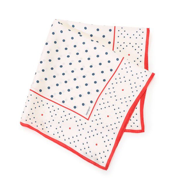 TOMORROWLAND GOODS「manipuri　ジオメドットスカーフ」|バンダナ・スカーフ|12 ホワイト系