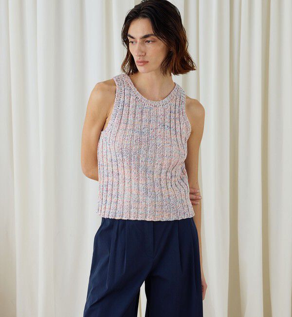 DES PRES「ラミーミックスツイストコットン タンクトップ」|タンクトップ|