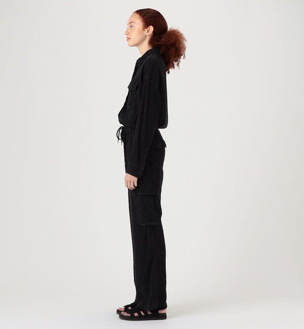 JAMES PERSE「リネンブレンドカーゴジャンプスーツ WLVI6959」|オールインワン|