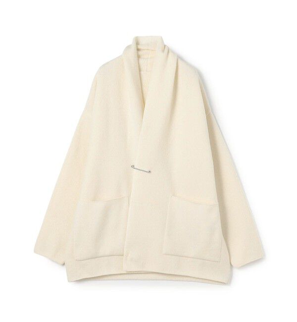 GALERIE VIE「ウールダブルフェイスパイル ショールカラーショートコート」|その他|11 ホワイト