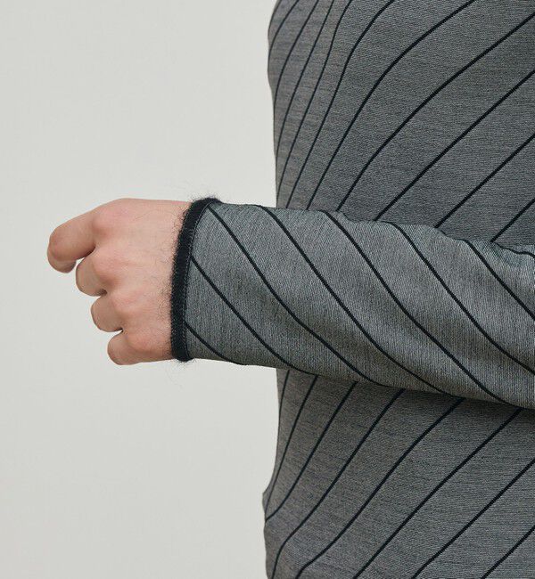 DES PRES「ダイアゴナルジャージー タートルネックプルオーバー」|Tシャツ・カットソー|