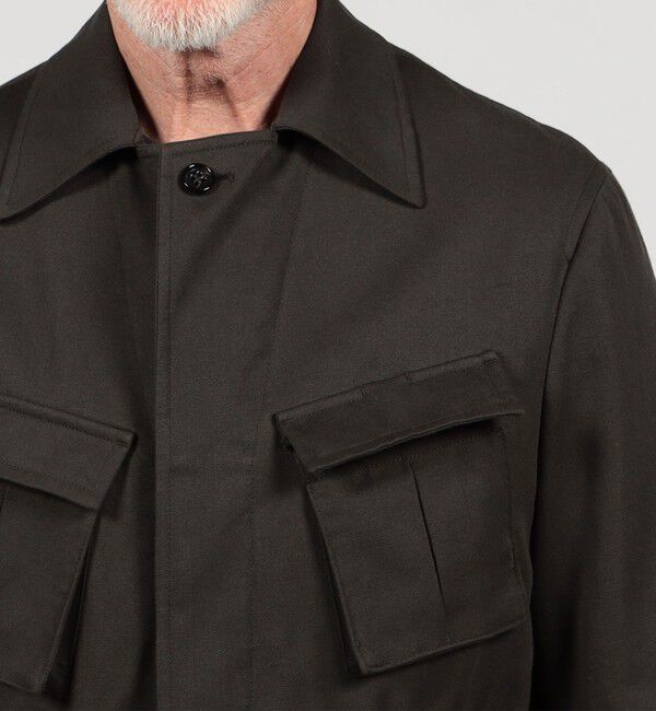 TOMORROWLAND MENS「コットンウール ファティーグジャケット BRADFORD SYSTEM」|ブルゾン・スタジャン|