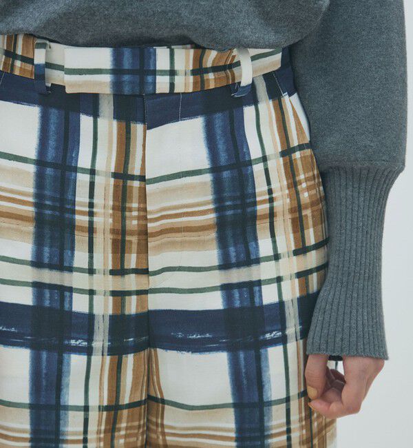 MACPHEE「コットンレーヨングログラン ストレートパンツ」|その他|