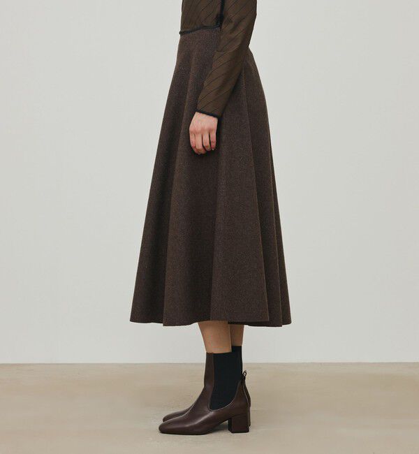 DES PRES「ミルドウール サーキュラースカート」|スカート|
