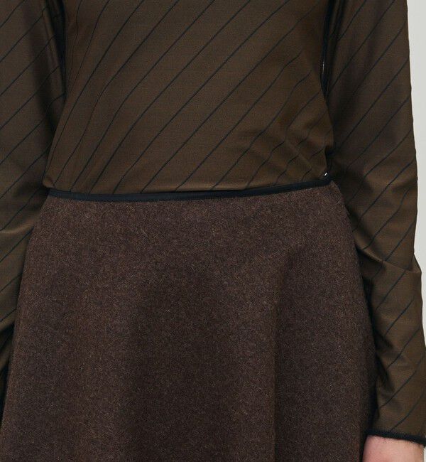 DES PRES「ミルドウール サーキュラースカート」|スカート|