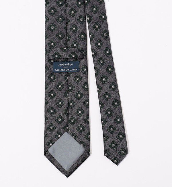 TOMORROWLAND GOODS「STEFANO BIGI シルクジャガード 小紋柄ネクタイ」|ネクタイ・蝶ネクタイ|