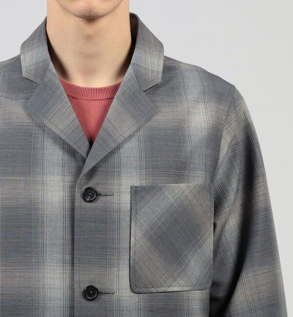 TOMORROWLAND MENS「【別注】PENDLETON ウールオンブレーチェック トップスタージャケット」|テーラードジャケット|