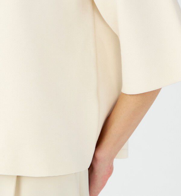 Ballsey「パールコンビ Aラインプルオーバー」|ニット・セーター|