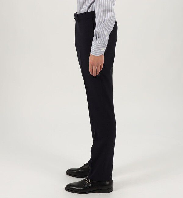 TOMORROWLAND MENS「Super130'sウール ノープリーツ スリムスラックス DRAGO SWING」|スラックス|