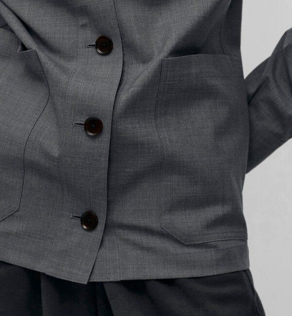 BACCA「ウールトロピカル シャツジャケット」|その他|