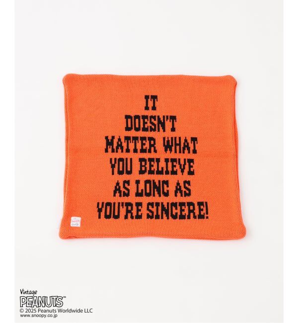 journal standard Furniture「【PEANUTS&times;SPORTS WEAR by JSF】別注 KNIT CUSHION クッションカバー」|クッション・クッションカバー|