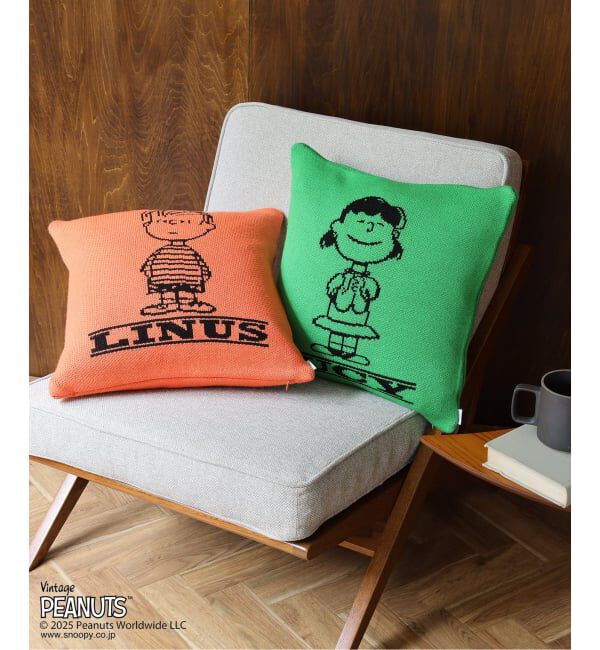 journal standard Furniture「【PEANUTS&times;SPORTS WEAR by JSF】別注 KNIT CUSHION クッションカバー」|クッション・クッションカバー|