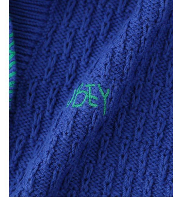 JOINT WORKS「OBEY / オベイ AMELIE BUTTON DOWN SWEATER」|ニット・セーター|