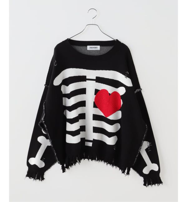 JOINT WORKS「DISCOVERED / ディスカバード COTTON BONE KNIT」|ニット・セーター|ブラック