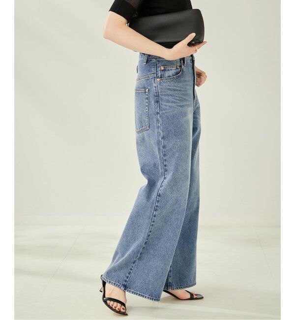 Plage「CINCH BACK DENIM パンツ」|デニム|