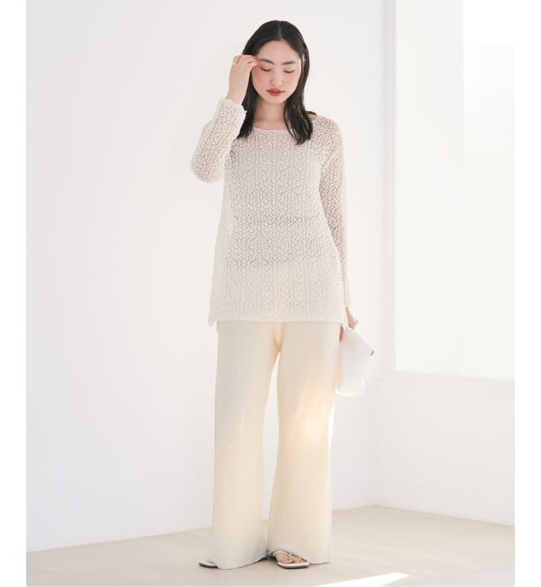 Plage「ENRICA / エンリカ 別注 LACE プルオーバー」|ニット・セーター|