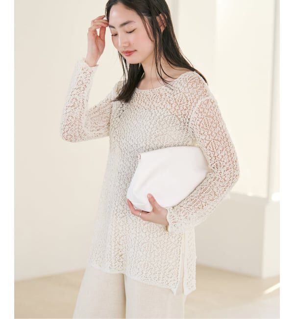 Plage「ENRICA / エンリカ 別注 LACE プルオーバー」|ニット・セーター|