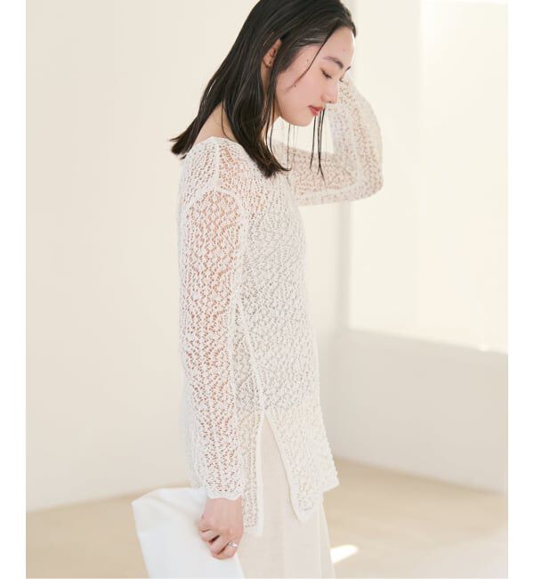 Plage「ENRICA / エンリカ 別注 LACE プルオーバー」|ニット・セーター|