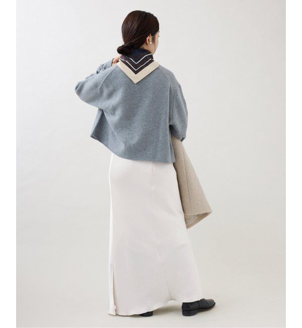 IENA「《追加9》ダブルサテンスカート」|スカート|