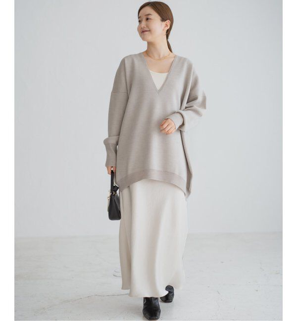 IENA「《追加9》ダブルサテンスカート」|スカート|