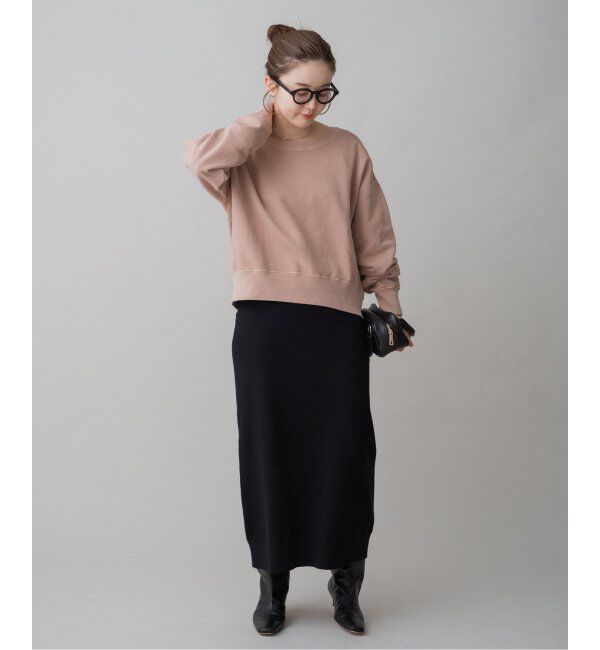 IENA「《追加》ピグメントスウェットプルオーバー」|スウェット・ジャージ|