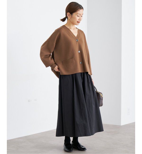 IENA「メモリータフタフレアスカート」|スカート|