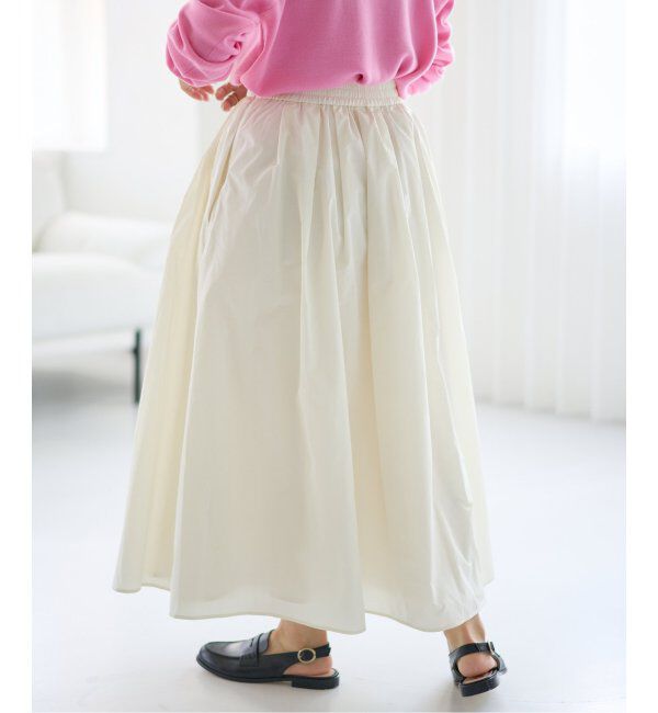 IENA「メモリータフタフレアスカート」|スカート|