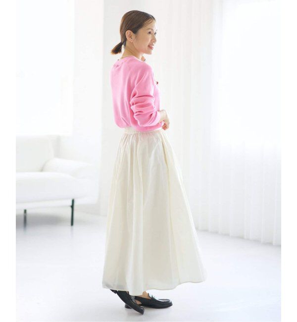 IENA「メモリータフタフレアスカート」|スカート|