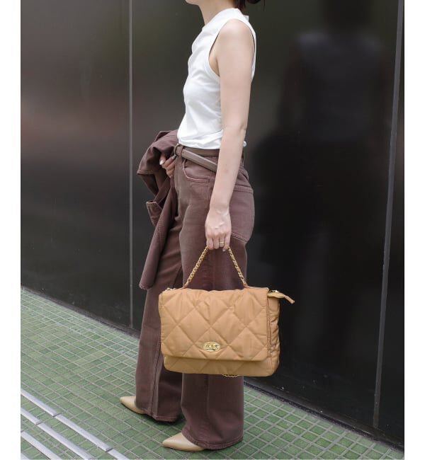 SLOBE IENA「OUTDOOR/アウトドア SLOBE別注 キルティンクショルダーバッグ」|ショルダー・メッセンジャー|