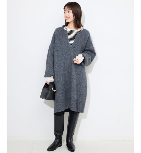 SLOBE IENA「《吸湿発熱》ウォームレイヤードスリーブロンTEE」|Tシャツ・カットソー|