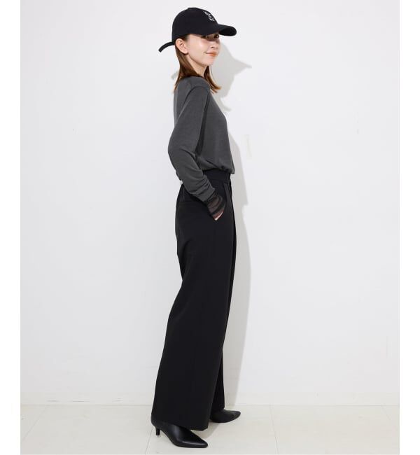 SLOBE IENA「《吸湿発熱》ウォームレイヤードスリーブロンTEE」|Tシャツ・カットソー|