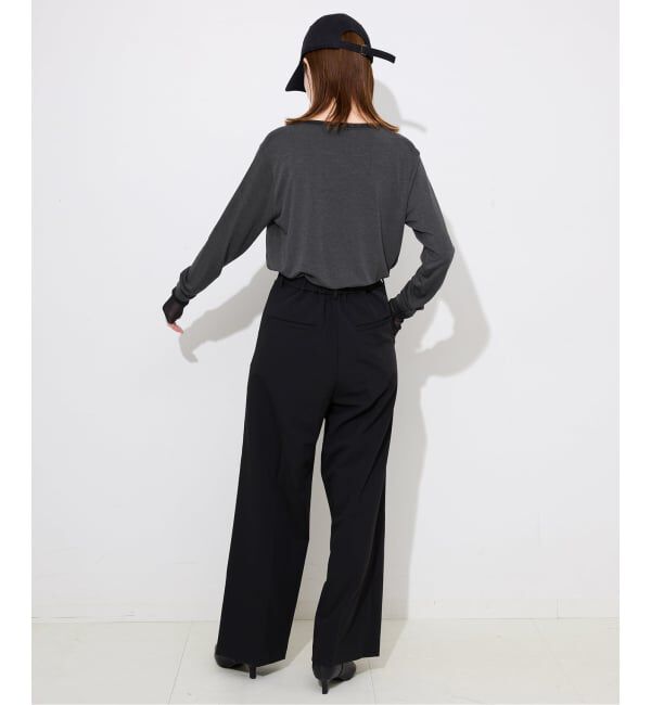 SLOBE IENA「《吸湿発熱》ウォームレイヤードスリーブロンTEE」|Tシャツ・カットソー|