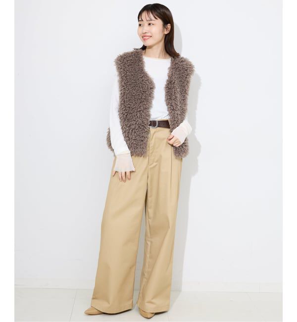 SLOBE IENA「《吸湿発熱》ウォームレイヤードスリーブロンTEE」|Tシャツ・カットソー|