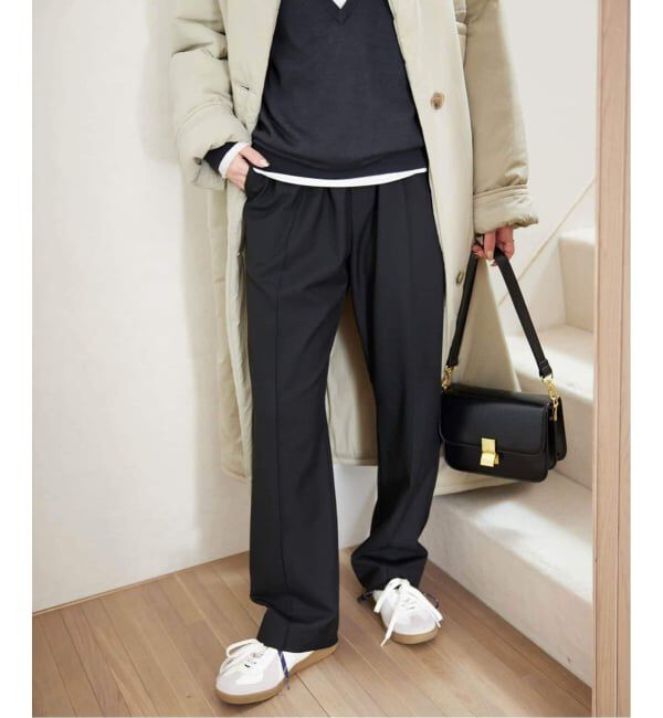 SLOBE IENA「《吸湿発熱/WEB限定/追加2》CIRCULATE WARM パンツ」|スラックス|